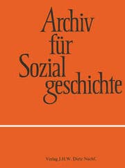 Cover von Archiv für Sozialgeschichte 55