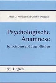 Cover von Psychologische Anamnese bei Kindern und Jugendlichen