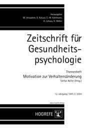 Cover von Zeitschrift für Gesundheitspsychologie 2/2004