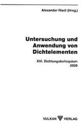 Cover von Untersuchung und Anwendung von Dichtelementen