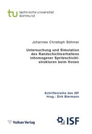 Cover von Untersuchung und Simulation des Randschichtverhaltens inhomogener Spritzschichtstrukturen beim Honen