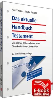Cover von Das aktuelle Handbuch Testament inkl. E-Book