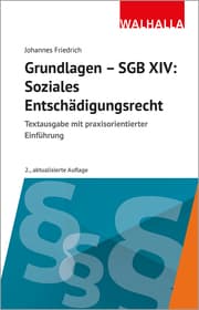 Cover von Grundlagen SGB XIV - Soziales Entschädigungsrecht