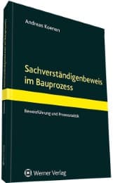 Cover von Der Sachverständigenbeweis im Bauprozess