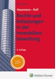 Cover von Rechte und Belastungen in der Immobilienbewertung