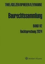 Cover von Baurechtssammlung. Rechtsprechung des Bundesverwaltungsgerichts,... / Baurechtssammlung Band 92