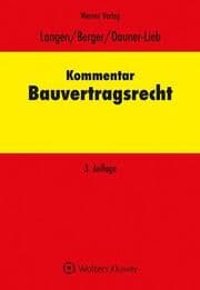Cover von Kommentar zum Bauvertragsrecht