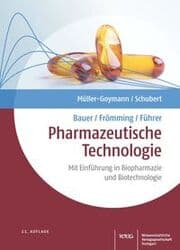 Cover von Bauer/Frömming/Führer Pharmazeutische Technologie