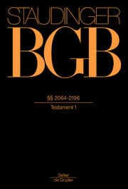 Cover von §§ 2064-2196