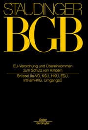 Cover von EU-Verordnung und Übereinkommen zum Schutz von Kindern