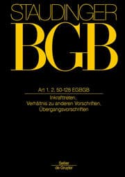 Cover von Art 1,2,50-218 EGBGB
