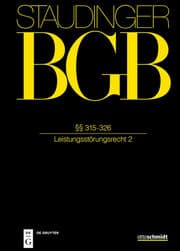 Cover von §§ 315-326