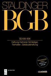 Cover von §§ 830-838