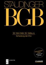 Cover von §§ 1564-1568b