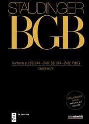 Cover von Staudinger BGB: Vorbemerkungen zu §§ 244-248; §§ 244-248, PrKG
