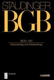 Cover von §§ 611-613
