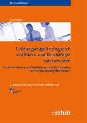 Cover von Leistungsentgelt erfolgreich einführen und Beschäftigte fair bewerten