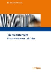 Cover von Tierschutzrecht