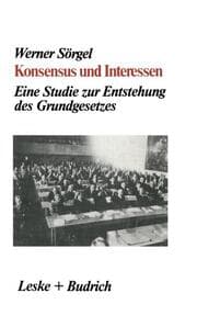 Cover von Konsensus und Interessen