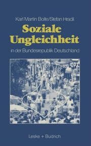 Cover von Soziale Ungleichheit in der Bundesrepublik Deutschland