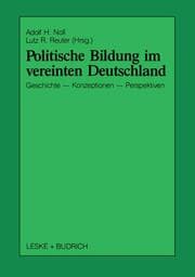 Cover von Politische Bildung im vereinten Deutschland