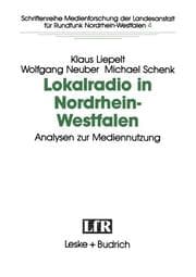 Cover von Lokalradio in Nordrhein-Westfalen Analysen zur Mediennutzung
