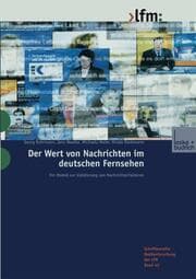 Cover von Der Wert von Nachrichten im deutschen Fernsehen