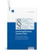 Cover von Aushangpflichtige Gesetze 2021