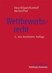 Cover von Wettbewerbsrecht