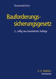 Cover von Bauforderungssicherungsgesetz (BauFordSiG)