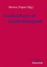 Cover von Grundsatzfragen der Grundrechtsdogmatik