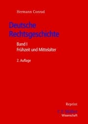 Cover von Deutsche Rechtsgeschichte I