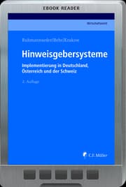 Cover von Hinweisgebersysteme