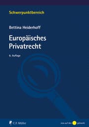 Cover von Europäisches Privatrecht