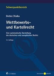 Cover von Wettbewerbs- und Kartellrecht
