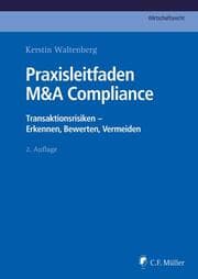 Cover von Praxisleitfaden M&A Compliance