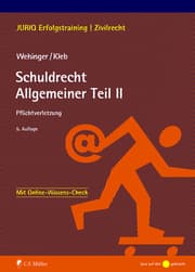 Cover von Schuldrecht Allgemeiner Teil II