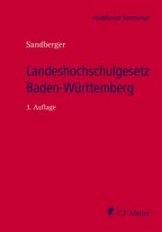 Cover von Landeshochschulgesetz Baden-Württemberg