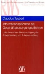 Cover von Informationspflichten als Geschäftsbesorgungspflichten