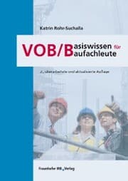 Cover von VOB/B - Basiswissen für Baufachleute.