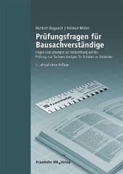Cover von Prüfungsfragen für Bausachverständige.