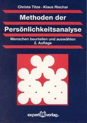 Cover von Methoden der Persönlichkeitsanalyse