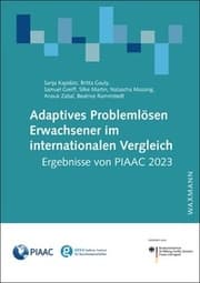 Cover von Adaptives Problemlösen Erwachsener im internationalen Vergleich: Ergebnisse von PIAAC 2023