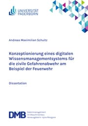 Cover von Konzeptionierung eines digitalen Wissensmanagementsystems für die zivile Gefahrenabwehr am Beispiel der Feuerwehr