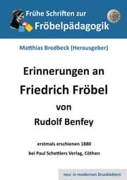 Cover von Erinnerungen an Friedrich Fröbel