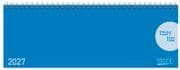 Cover von Tischquerkalender Classic Colourlux blau 2027