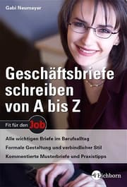 Cover von Geschäftsbriefe schreiben von A bis Z