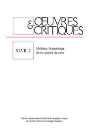 Cover von OEUVRES & CRITIQUES XLVII, 2