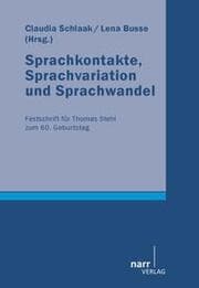 Cover von Sprachkontakte, Sprachvariation und Sprachwandel