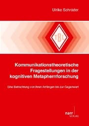 Cover von Kommunikationstheoretische Fragestellungen in der kognitiven Metaphernforschung
